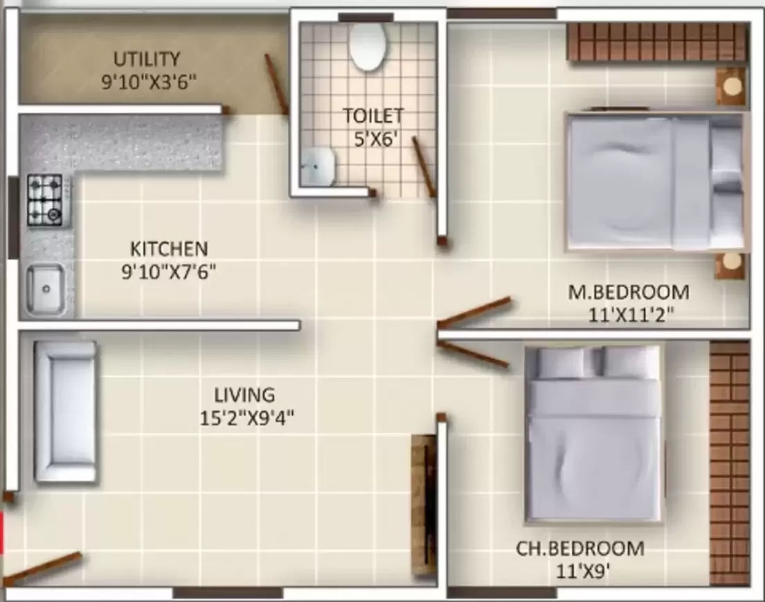 Floor plan for Sanathana Vrushabhadri Mountain